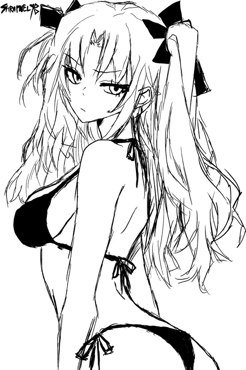 playdead98's tweet photo. #RinTohsaka sketch i did in a call with my friends https://t.co/yQZfD1SpmZ