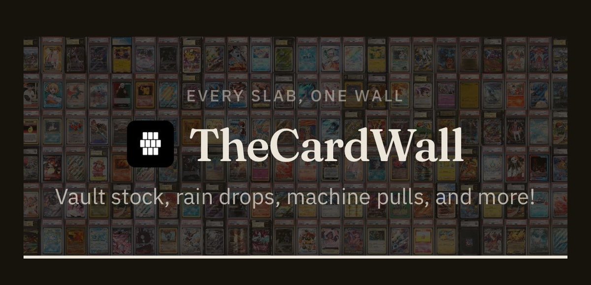 Vigorousviper_'s tweet photo. THE ALLEY by @TheCardWall 

I feel the alley deserves way  more attention than it has now.
Most of y’all must have seen card pulls on TL of recent,if you still need detailed explanation, I got you.🕰️

At first glance, it looks like a place to pull trading cards. But there’s a bigger story behind the experience: real graded collectibles, digital ownership, transparent information, and a connection to The Card Wall’s wider ecosystem.

Let’s break it down.