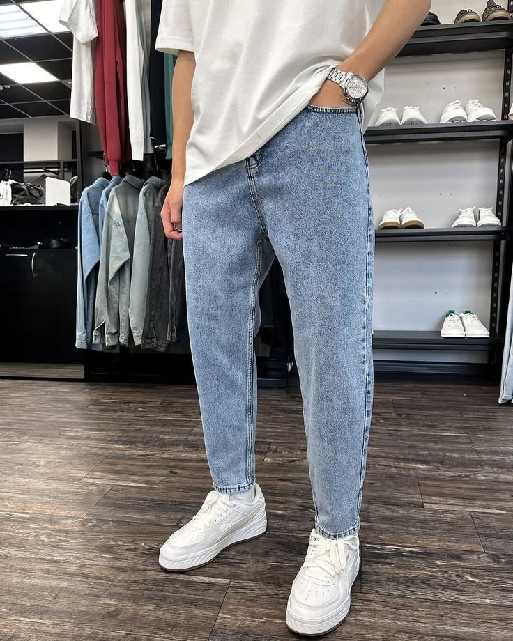 boodyykhattab's tweet photo. Boyfriend ( Carrot ) Fit denim pant 

كات شبه الـ Slim ولكن بطول أقصر ، مش من التلبيسات المفضلة بالنسبة لي.

مناسبة لطول ١٨٠ فيما فوق.

مش بتليق على أغلب القصيرين خاصةً لو رفيعين. https://t.co/qq4tvQJSLh