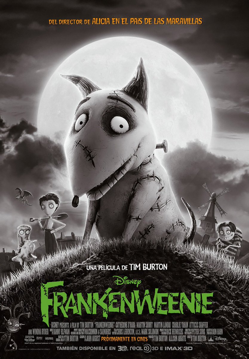 brucebatman007's tweet photo. "Frankenweenie" cumple 14 años. https://t.co/k9WpRNejCc