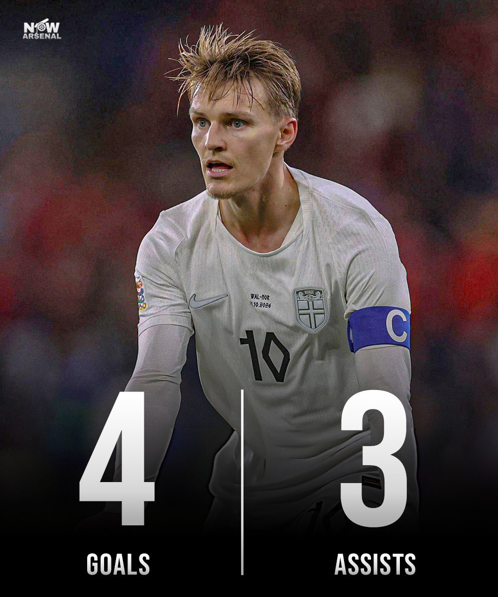 now_arsenaI's tweet photo. Martin Odegaard for club and country at the start of the 2026/27 season.

The Norwegian is on fire. 🇳🇴 https://t.co/QtA1Z9aOUS