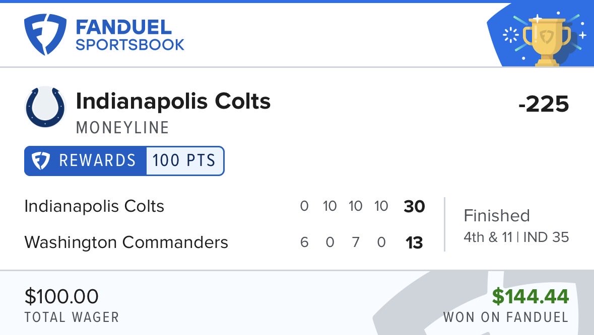 CodyBrownBets's tweet photo. ✅ COLTS WIN.

Not the prettiest game but we’ll take it…

Up next: at Steelers. 👀 https://t.co/8iBPQBgG1a