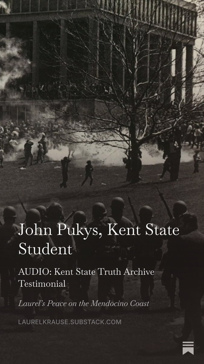 KentStateTruth's tweet photo. In this #KentState Testimonial, John Pukys "was a student at Kent in 1970. I was probably a junior at the time. And I was married, living at married student housing at Allerton. I had two children &amp; I was trying to get a degree in education” @MendoCoast https://t.co/eneaJl8jsP| https://t.co/qo3gmaYR2t