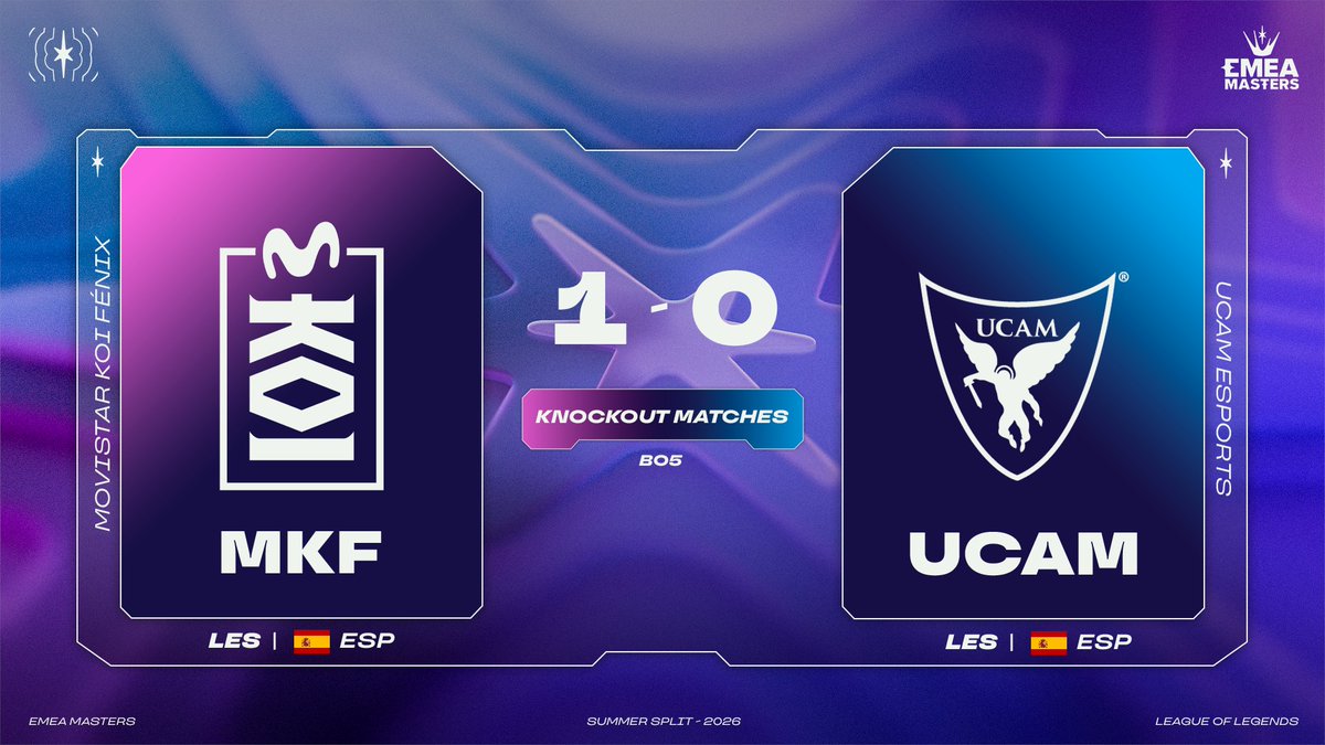 EMEAmasters's tweet photo. The first game belongs to @MovistarKOILoL Fénix! 👊 https://t.co/qZ3XOS3XxF
