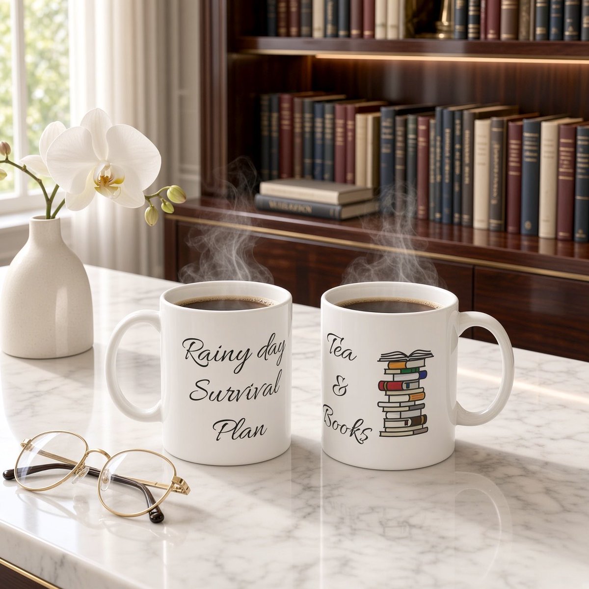 KokabsDesigns's tweet photo. ☕️ Ever spill tea while editing your WIP? The Tea &amp; Books Mug has you covered! Hilarious design + perfect brew = the ultimate solopreneur companion. Who else nods? Grab yours here: https://t.co/VvZ6A43eLt #KokabsDesigns #BookMug #TeaTime #SolopreneurHumor https://t.co/SvzOxYQQwE