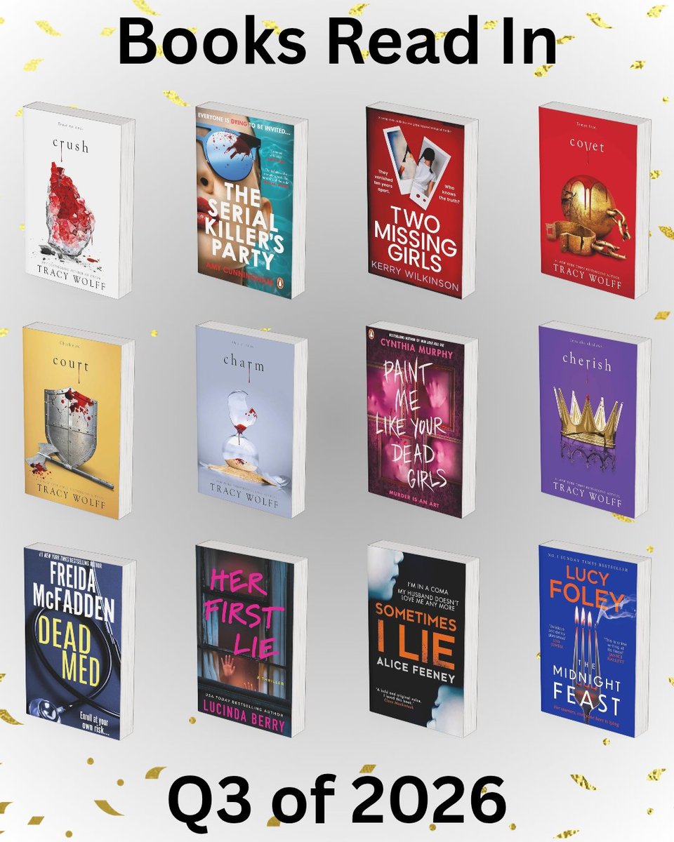 SMStokesBooks's tweet photo. 📚 Q3 Reading 📚

All books read between July-September. 

#quarterlyreadingwrapup #monthlyreading https://t.co/tpeQxe71cM