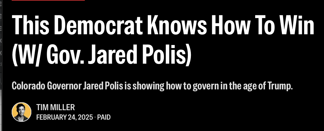 Julesnader386's tweet photo. Jeb Bush's Comms Director, whose favorite Democrat is Jared Polis, says you're being performative for demanding more from Democratic candidates. https://t.co/YQAEs1myr4