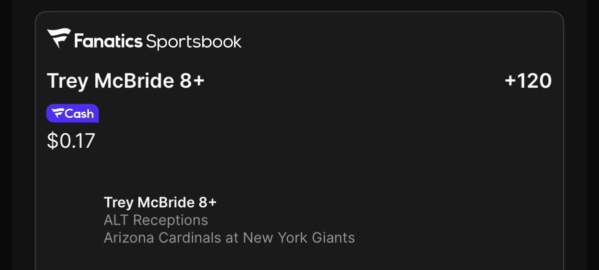 theprofither's tweet photo. NFL 🆓 PLAY‼️

McBride 7+ &amp; 8+ recs 

Giants rank #9 in recs allowed to TEs. McBride is avg 10 targets this SZN. He’s recorded 8+ recs in every game so far. 
#Gambling𝕏 #GamblingCommunity https://t.co/tOq5KyhPmY