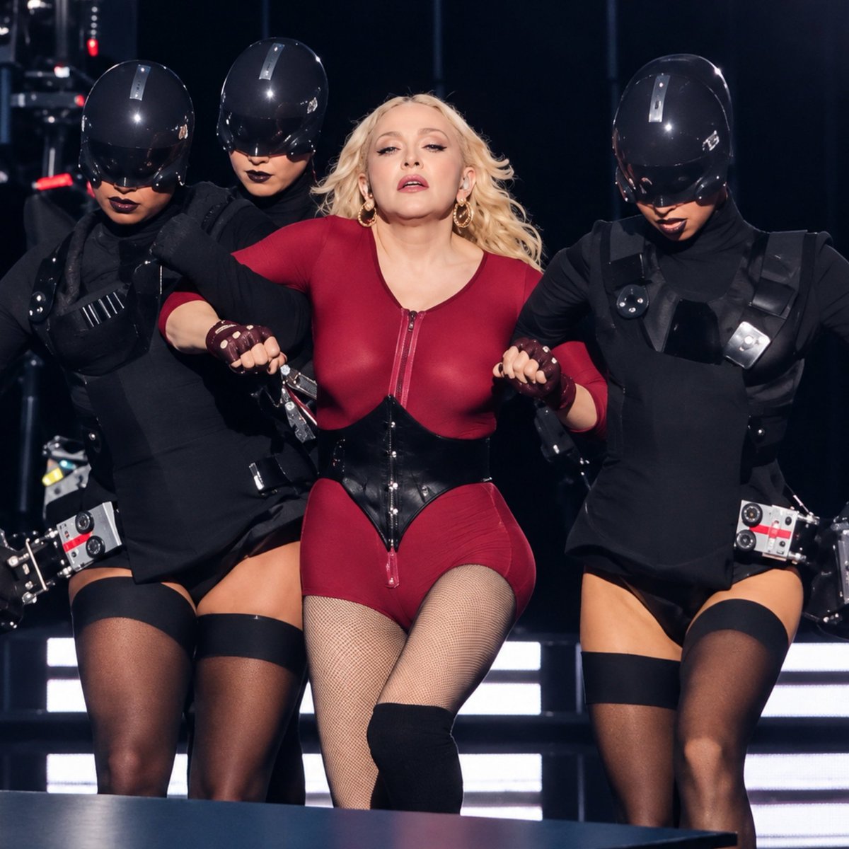 PopHubOfficial's tweet photo. 🚫| Today marks a week since Madonna's appearance at the MTV VMAs and the diva remains absent from Spotify's Global Chart, Billboard Hot 100, Billboard 200, iTunes US and other relevant charts, having not appeared on them for even a single day since her performance, in fact, since early August.

This reinforces the notion—and the circulating rumours— of rigged awards and inflated ratings that sadly did not reflect genuine audience interest for the 20th century diva.