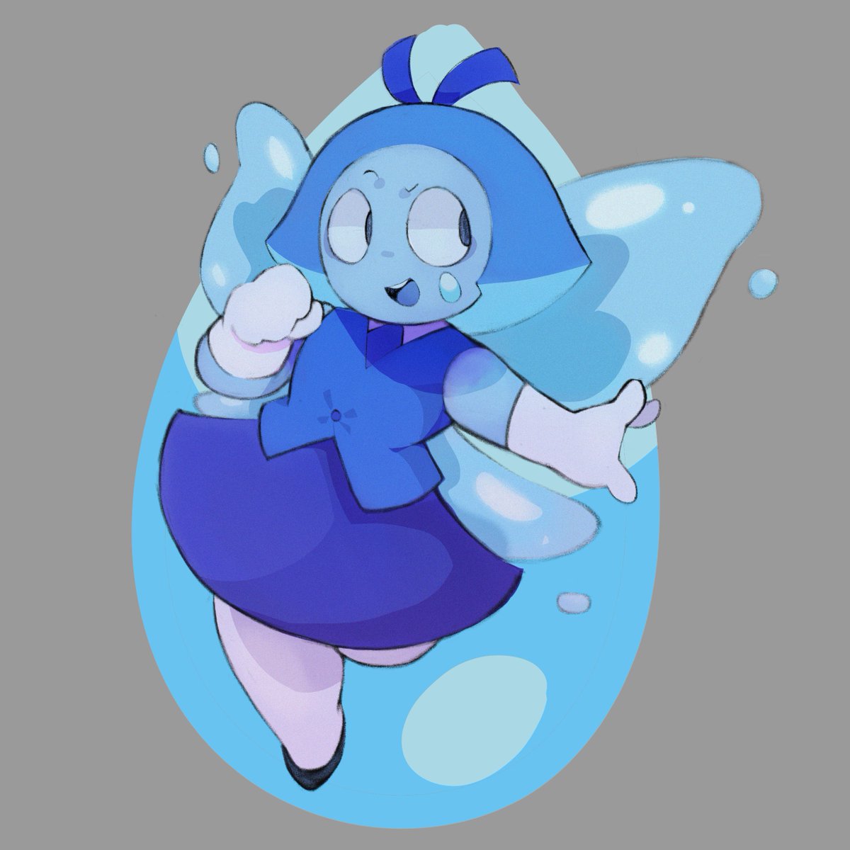 Jojolasanha's tweet photo. aquamarine! (One of my favourite gems) #cartoon #fanartㅤㅤㅤㅤ #steven_universe https://t.co/cY35654sZ9