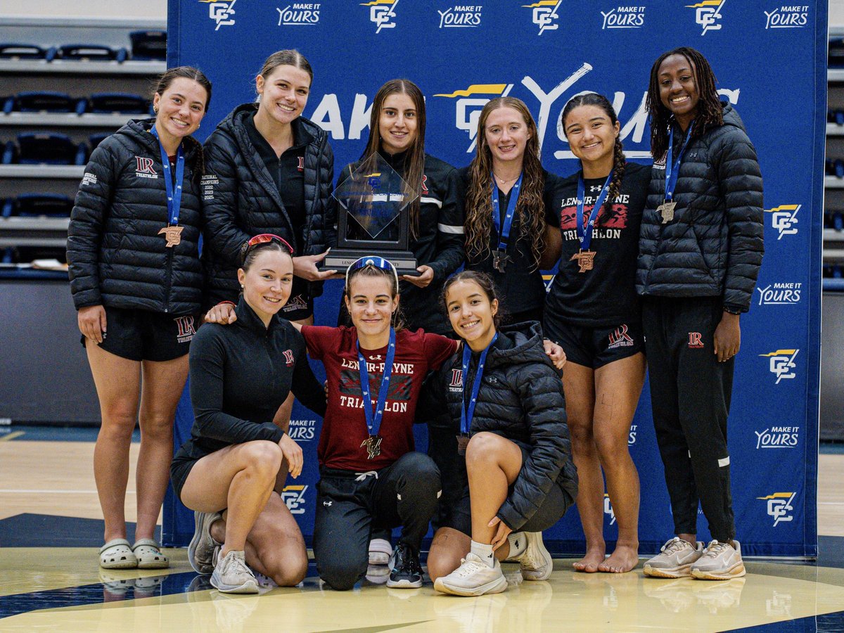 LRUTriathlon's tweet photo. 𝗖𝗼𝗻𝗳𝗲𝗿𝗲𝗻𝗰𝗲 𝗖𝗮𝗿𝗼𝗹𝗶𝗻𝗮𝘀 𝗥𝘂𝗻𝗻𝗲𝗿-𝗨𝗽 🏆 

The Bears take second in the inaugural Conference Carolinas Championship. 

#GOBEARS | #BetweenTheBricks https://t.co/odljkPAmo5