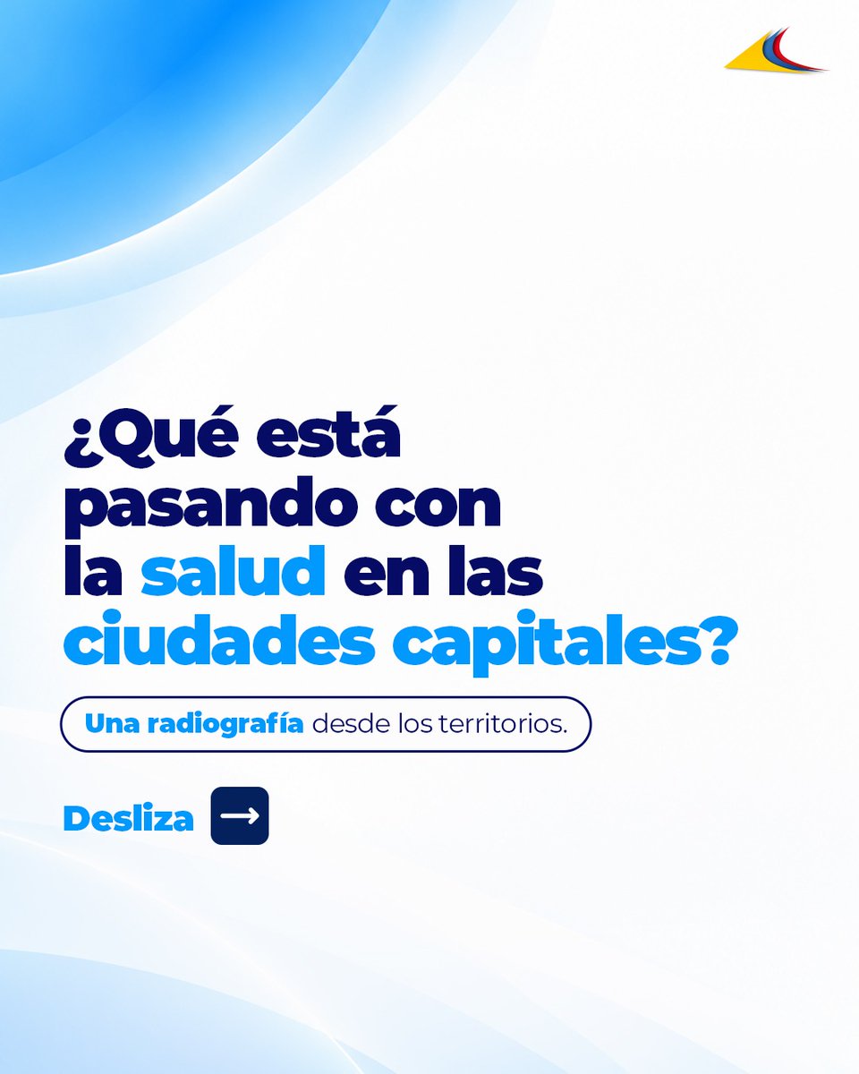 Asocapitales's tweet photo. La salud en las ciudades capitales ya tiene una hoja de ruta.

Desde @Asocapitales, en articulación con @UnipsColombia, recogimos información de 31 Secretarías de Salud para construir una línea base sobre el estado del sistema.

El resultado muestra una realidad compartida: las 31 capitales presentan niveles altos o críticos en esta lectura territorial del sistema de salud. 

Pero más que una cifra, este diagnóstico permitió identificar dónde están las principales prioridades y convertirlas en propuestas concretas.
