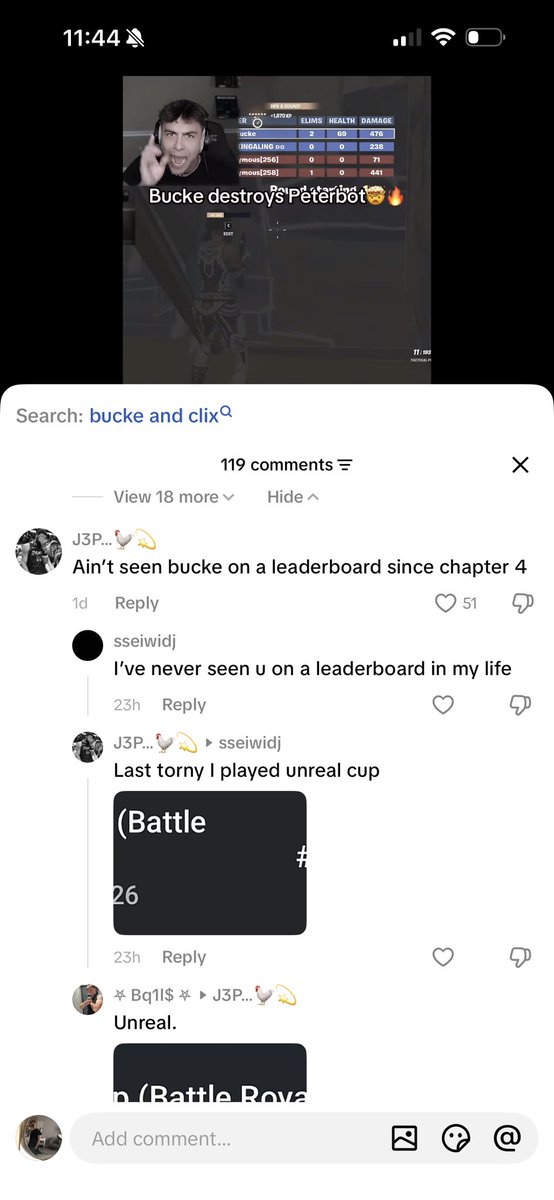 BuckeFPS's tweet photo. man i can’t compete w tiktok comments. i gotta be better https://t.co/ENGnCuAISc