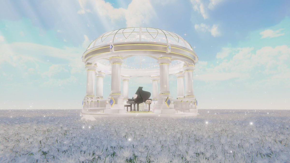 vr_cass_vr's tweet photo. 清楚すぎるワールドを発見「旋律の花園」
#アルバムCASS https://t.co/NeCfQpQCte