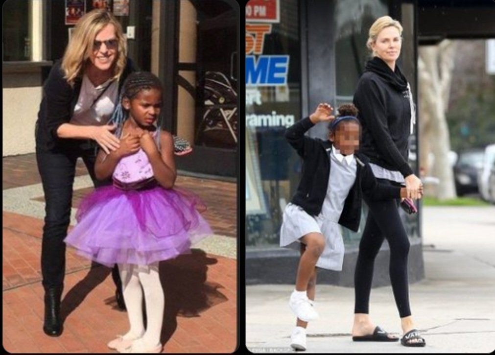 MatthewNichol5's tweet photo. Charlize Theron's adopted trans child Jackson would have been better off staying in the third world country he was born in. These are sick people. https://t.co/Wv94slFrbc