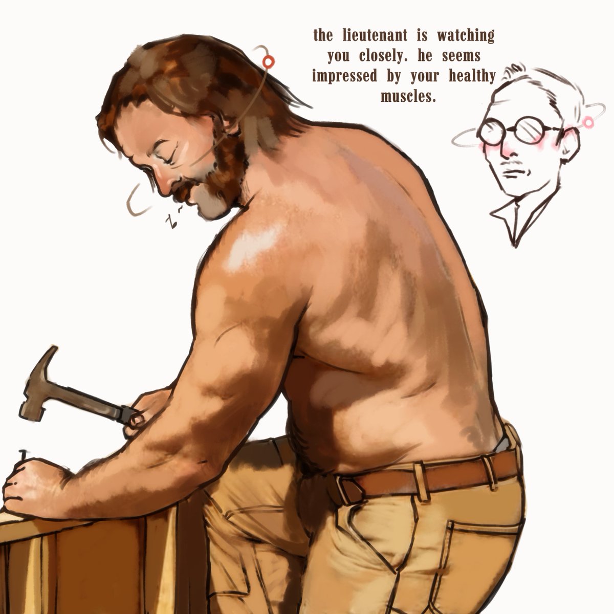 laptedetantar's tweet photo. sorry I haven't drawn I have college ok #discoelysium https://t.co/B61Fn46LKu