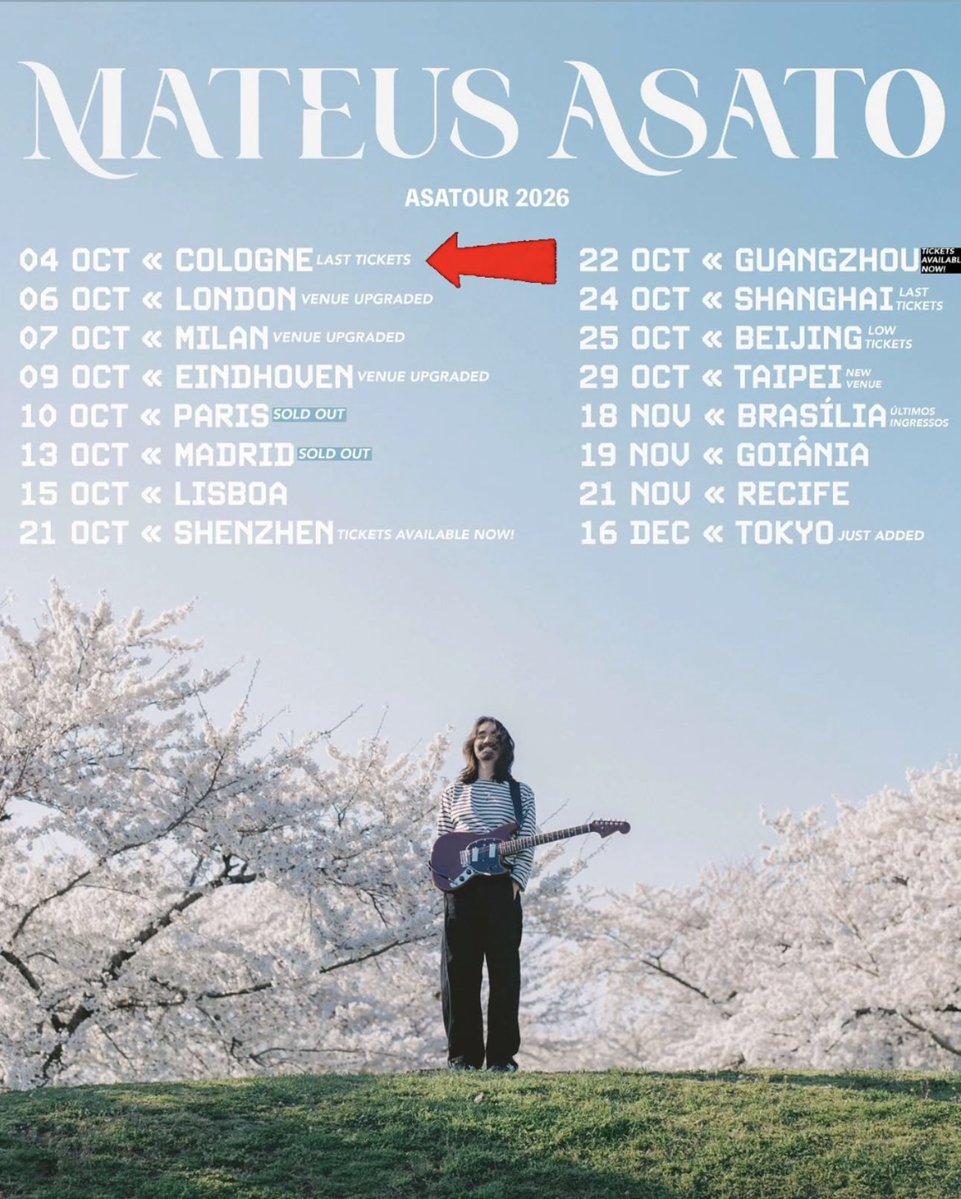 FuyuMusic's tweet photo. 今日からヨーロッパツアー本番開始🙌
初日はドイツ🇩🇪 ケルン⭐️

First day of the Mateus Asato
Europe Tour🔥
Germany Let’s Go! https://t.co/NacviHCYXq