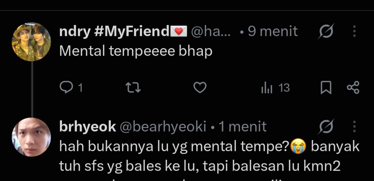 bearhyeoki's tweet photo. @aeskysfs @haepinnesss udah gue wakilin sampe kesel sampe ngeblok malah, itu dia kayanya mau sok tengil gitu deh, tapi makin kesini yg ada makin keliatan bloonnya, berujung kesel sendiri mana sebelum block masih aja dia sempetin buat reply😭🤣

from this                              to this https://t.co/4sTFhidCgE