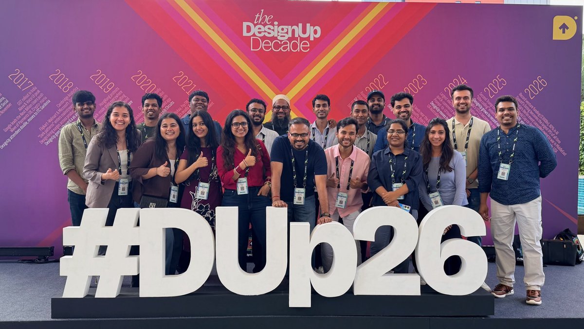 jain_prishita's tweet photo. 2 really good days at @DesignUpConf 

Some insightful sessions and talks, and getting to catch up with people after way too long. Old colleagues, batchmates, and even an old friend from my design college entrance prep days.

Came back with lots to think about :) https://t.co/Qd5IIxjrc3