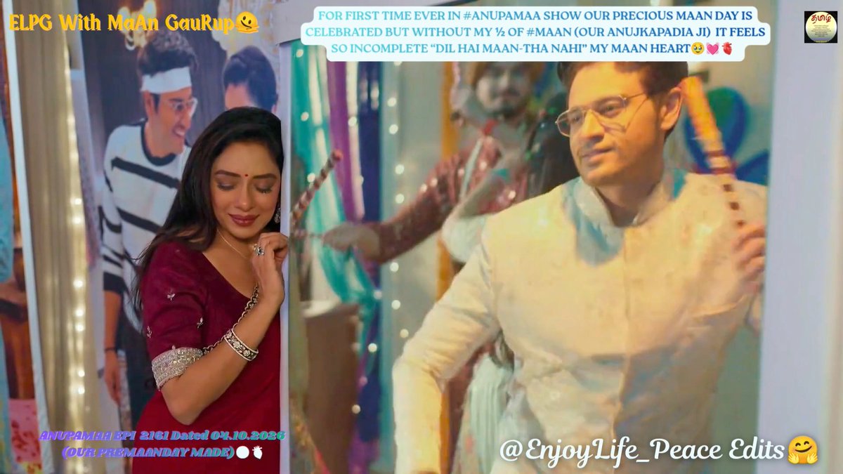 EnjoyLife_Peace's tweet photo. We Audnce eagerly awaited to hear Our AnmolRatans #MaAn 's FairyTale LoveStory frm Our #AnujkiAnu perspective!🤗Our #Anupama started narrating Our" #MaAn 's Unique Story"🫀right frm Initially How she felt abt her #AnujKapadia ,Every Destined #MaAn Mmnts with Emotion!🥹
#Anupamaa https://t.co/eQHk0jdLES