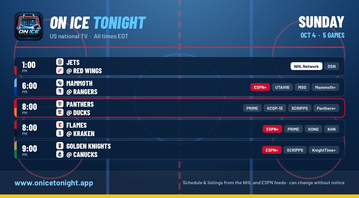 OnIceTonight tweet picture