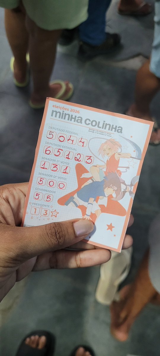 sennarte's tweet photo. Primeira vez votando ⭐️ https://t.co/A2avdKXvtF