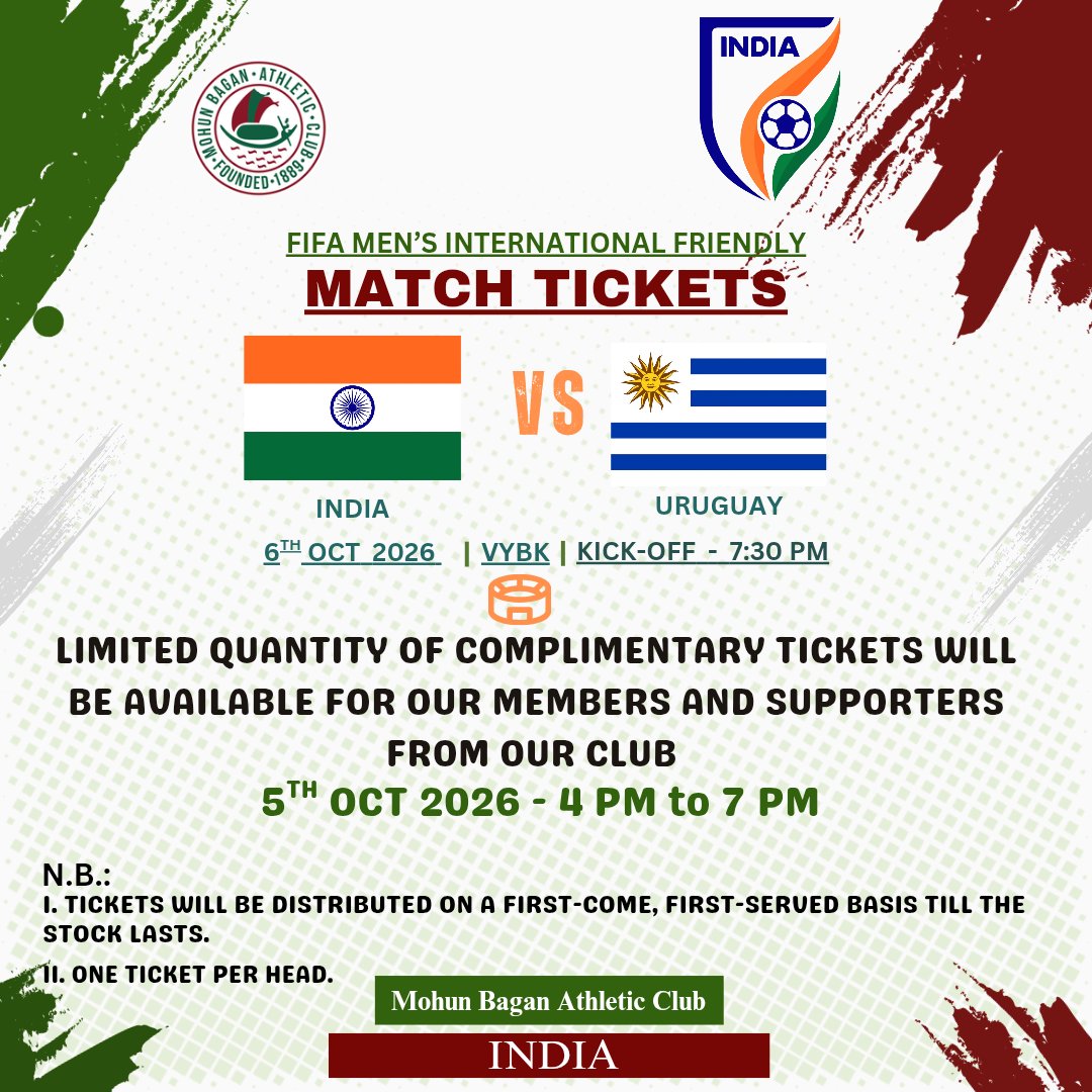 Mohun_Bagan's tweet photo. Notice https://t.co/4VtYJqg1bf