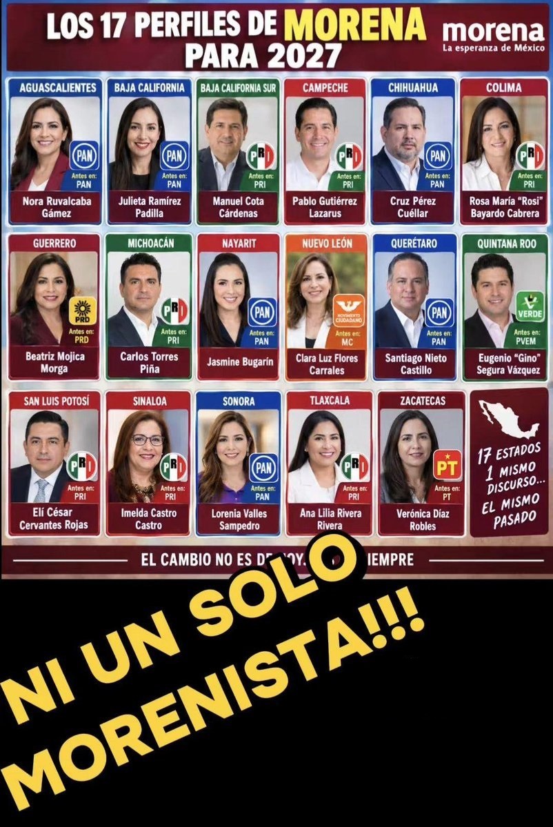 LuigieMx13873's tweet photo. @A_MontielR A este movimiento "desde abajo" te refieres @A_MontielR ? Tú y @CitlaHM deberían dimitir!! https://t.co/y8yBs7cZ99