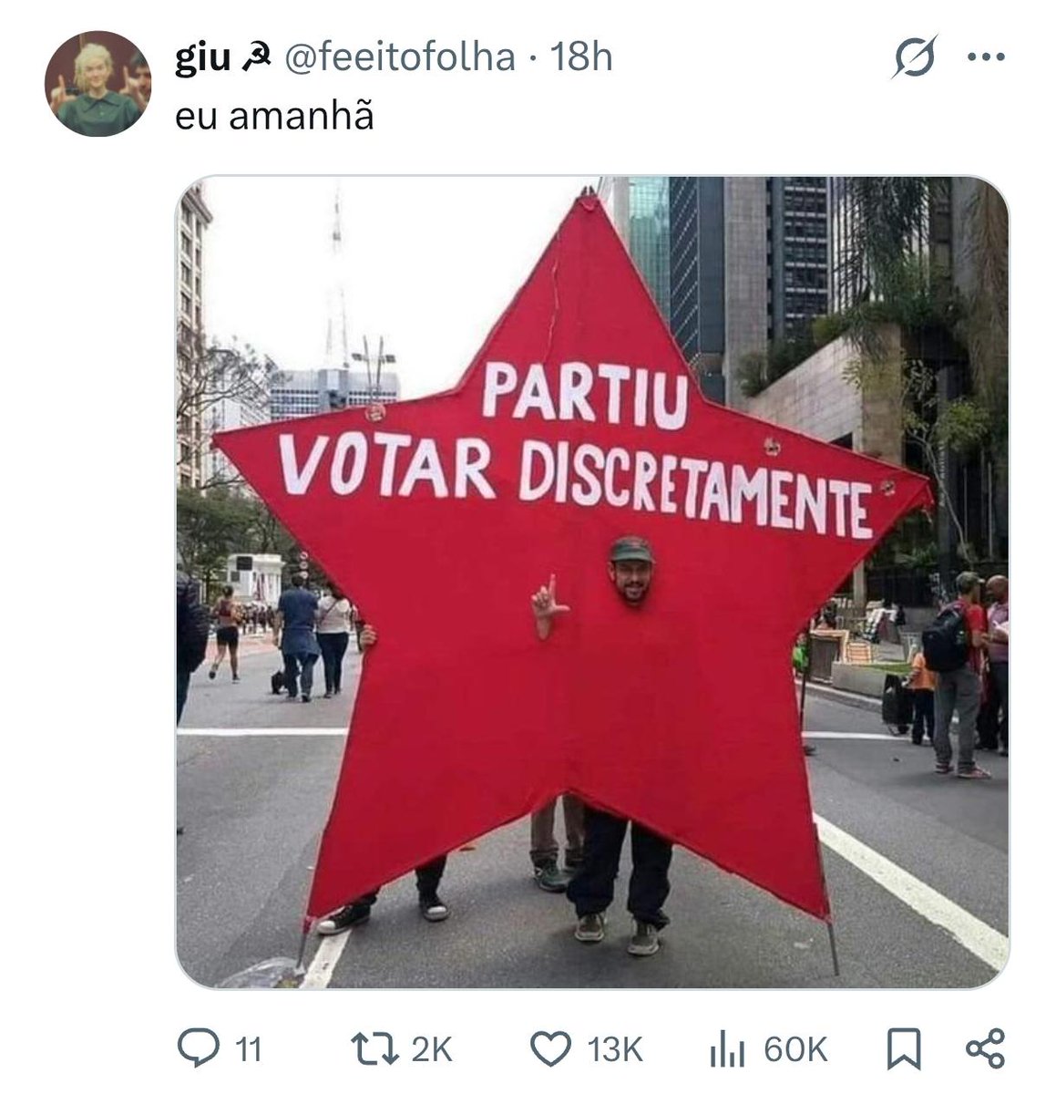 feeitofolha's tweet photo. 13 MIL D CURTIDAS AI EH LULA https://t.co/kvwJ7eXi7d