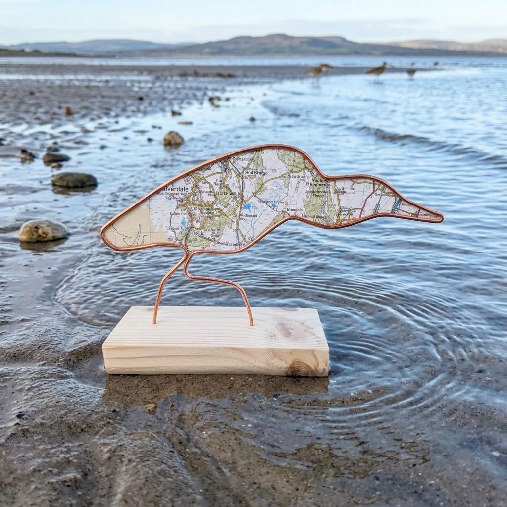 therestore71's tweet photo. Everyone just seems to love the #Morecambe copper wire birds. Just sold 2 more 🤍 Keith makes these in his retirement in between his travels 🤍 https://t.co/1SXKXRsrjP