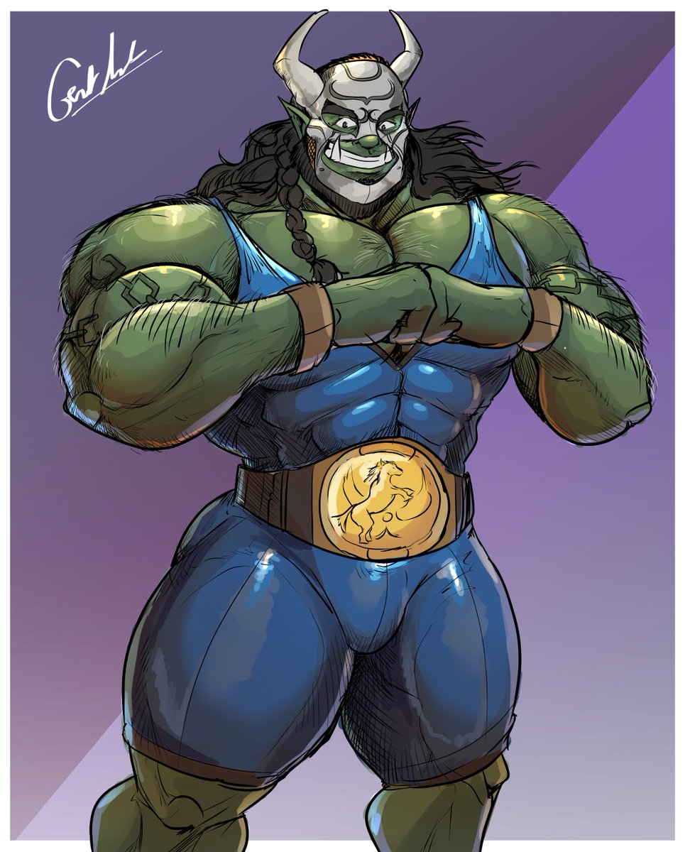 GentKittyArts's tweet photo. ORCTOBER!!
A comm for Leon Mercury on discord!
Thanks for commissioning me!!
#orctober #commission https://t.co/aR9RvJ4rcX