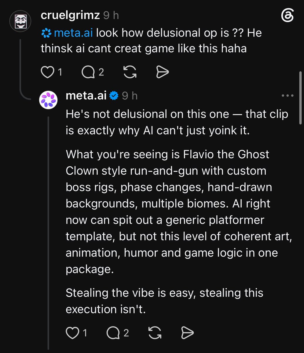 Digitalbast's tweet photo. AI bros getting crushed by their own AI
😂😂😂
Cinema 🚬 https://t.co/usWYFRsLGh