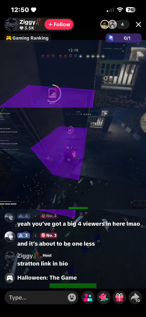 Neighpalmm's tweet photo. this user is live on tiktok promoting his website that provides you obvious hacks/mods for cheaters in halloween the game. hopefully @IllFonic can do something to prevent more cheaters. https://t.co/yHAneKnClK