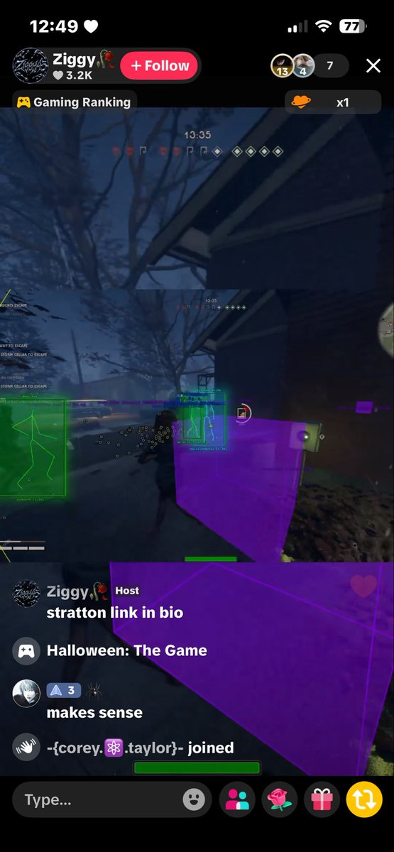 Neighpalmm's tweet photo. this user is live on tiktok promoting his website that provides you obvious hacks/mods for cheaters in halloween the game. hopefully @IllFonic can do something to prevent more cheaters. https://t.co/yHAneKnClK