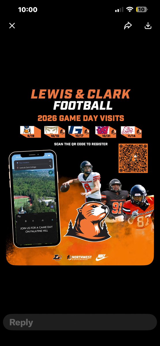 AdamMenke_'s tweet photo. Thank you @CoachTgood_  and @LCOttsFB for the game day invite! 🦦🦦 https://t.co/VSOvoBTP2r
