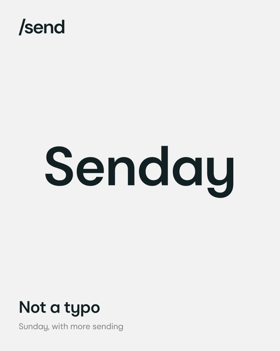 Send's tweet photo. /Senday, not a typo ☀️ https://t.co/YtBsqnyyz8