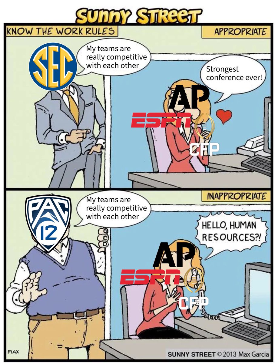 wokemobfootball's tweet photo. They praise the SEC for what the PAC-12 died from https://t.co/CSSPWTuWN0