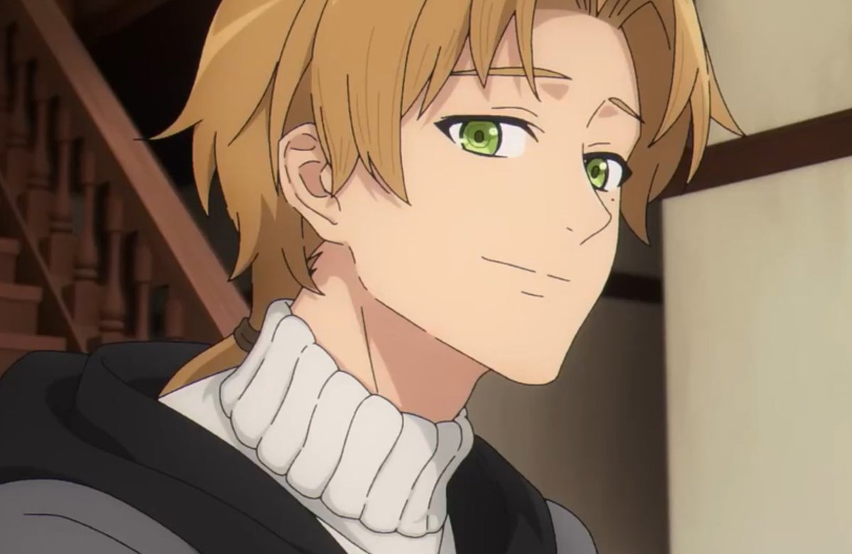 swirly_fries's tweet photo. Mushoku Tensei Season 13 Ep 15 ✅✅

Really great episode! Artstyle and voice acting was a little different, but good.

The 15 minute sex scene Rudy had with Aisha and Norn was a strange inclusion, but I’m not complaining.

Insanely hyped for next week!! https://t.co/vFu5tSDd5n