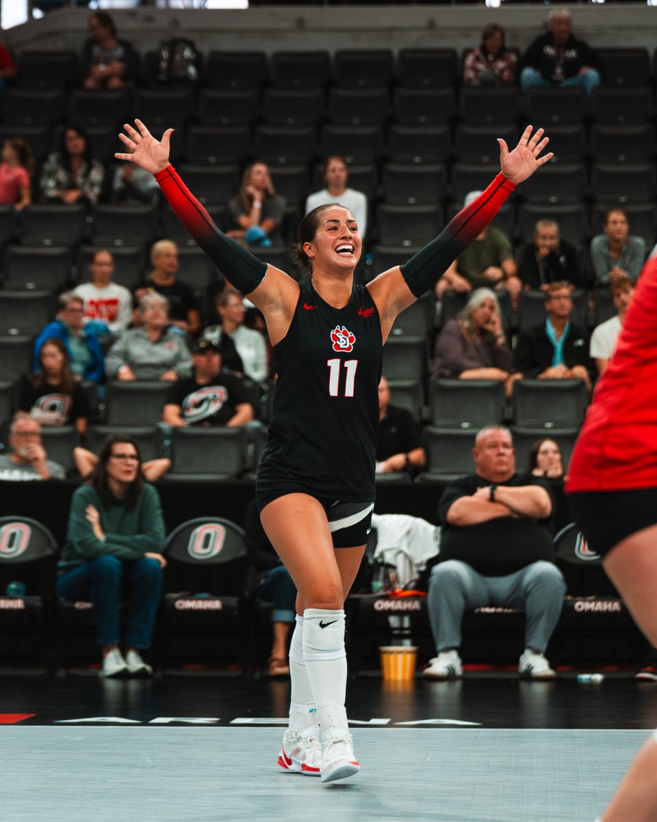 SDCoyotesVB's tweet photo. No Sunday scaries over here 😏

#GoYotes https://t.co/DVfyB2mRbc