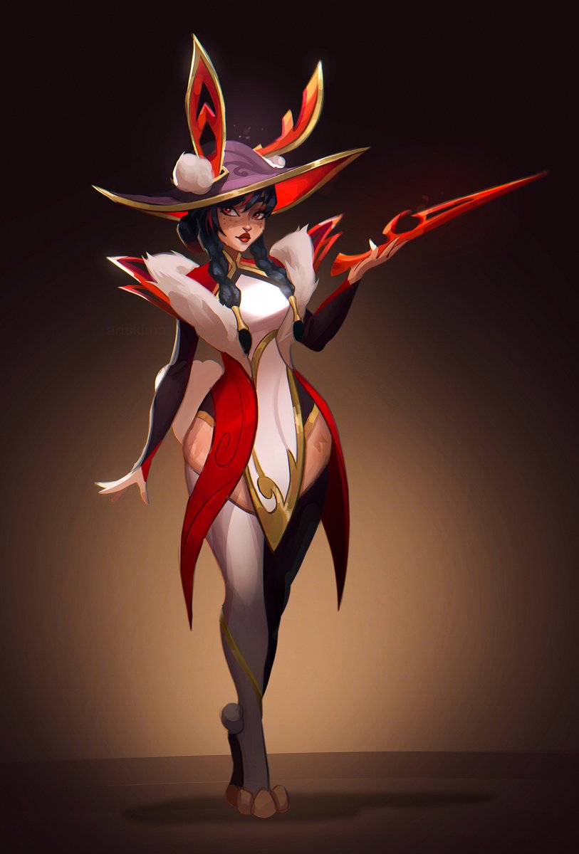 artskimaa's tweet photo. #Skintober2026 Day 4: Mythmaker Aurora ❤️

#LeagueOfLegends #ArtOfLegends #Aurora https://t.co/4RNT12XWl8