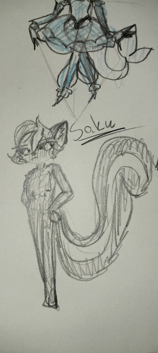 Xtonki's tweet photo. We have a new OC, Saku, a skunk. An arrogant jerk, but he torments Bairo (love relationship). https://t.co/yM9CV3GPN8