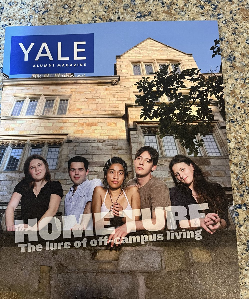 TJ_StL's tweet photo. Carter Cashen ‘23 (second from left) on the cover of Yale Alumni Magazine! @Yale
#tj #tjs #thomasjeffersonschool #stlouis #yale https://t.co/P4mCxaFCzs