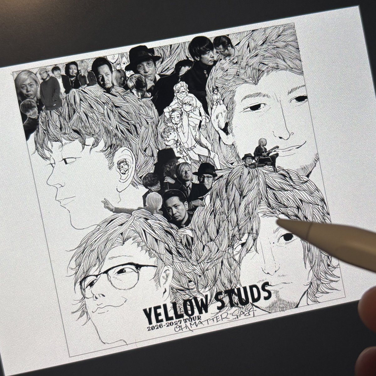 m_mnt_mr's tweet photo. ほな2月の浜松ツアーファイナルまでに頑張って仕上げときます、よろしくお願いします🔥

#yellowstuds https://t.co/JOyNs1FAHD