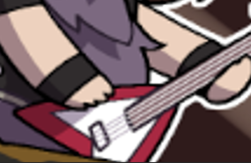 charafration's tweet photo. 弦が4本だからベースでいいよね……？
#ブルアカ https://t.co/Lyi0C9eyHv