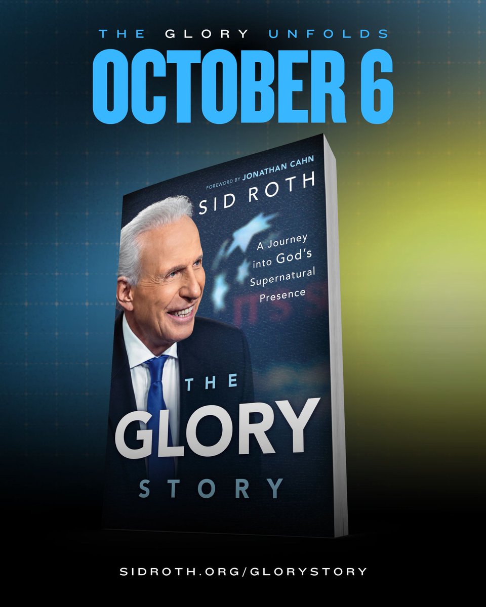 SidRothTV's tweet photo. The "Glory Story" is not a memoir.  It is an invitation to step into revival.

10.6.26 https://t.co/LdEvhuqdTd