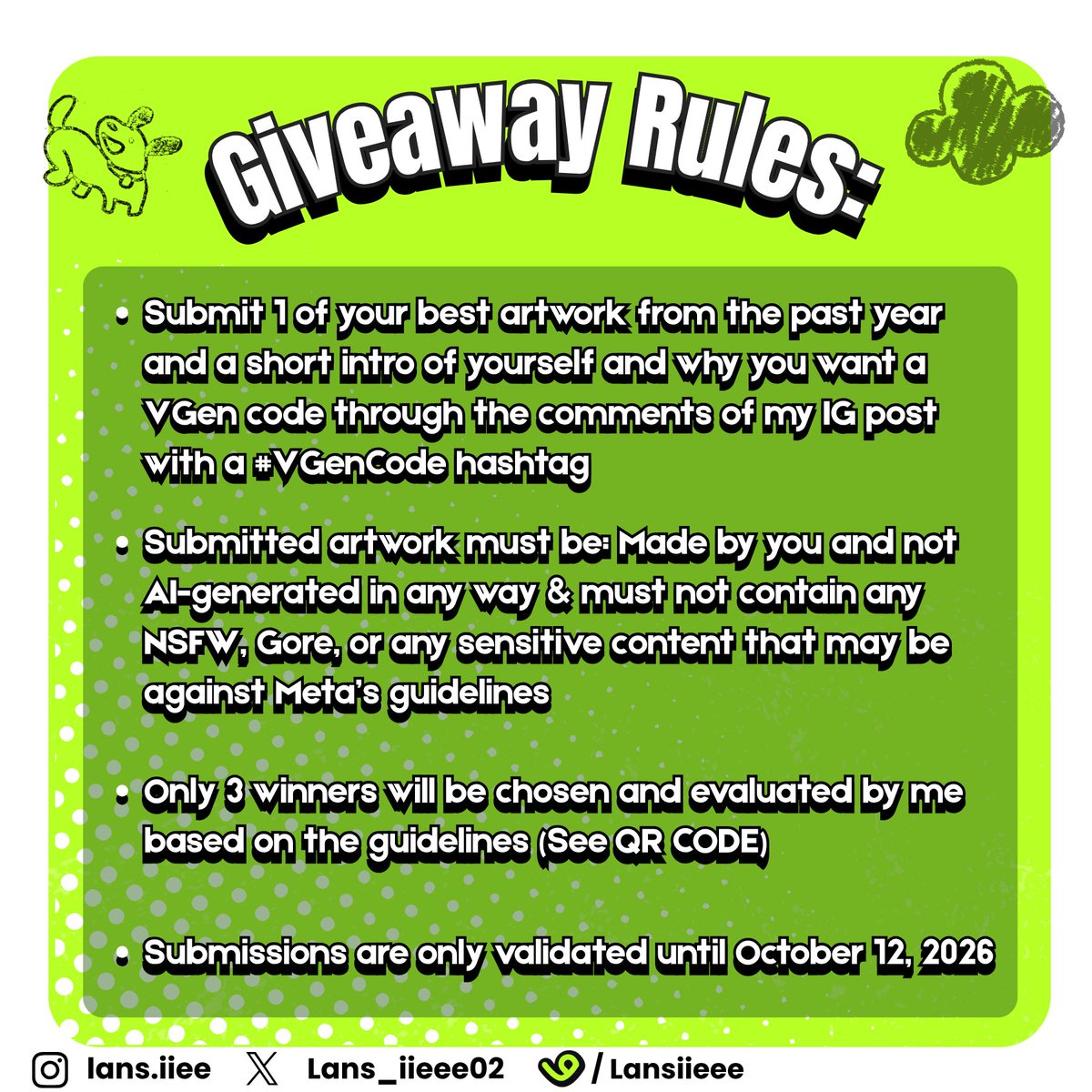 Lans_iieee02's tweet photo. Finally got Vgen verified so I am currently hosting a Vgen code giveaway!!

#vgen #art #artmoots #vgencodegiveaway https://t.co/AsliMQU7wk