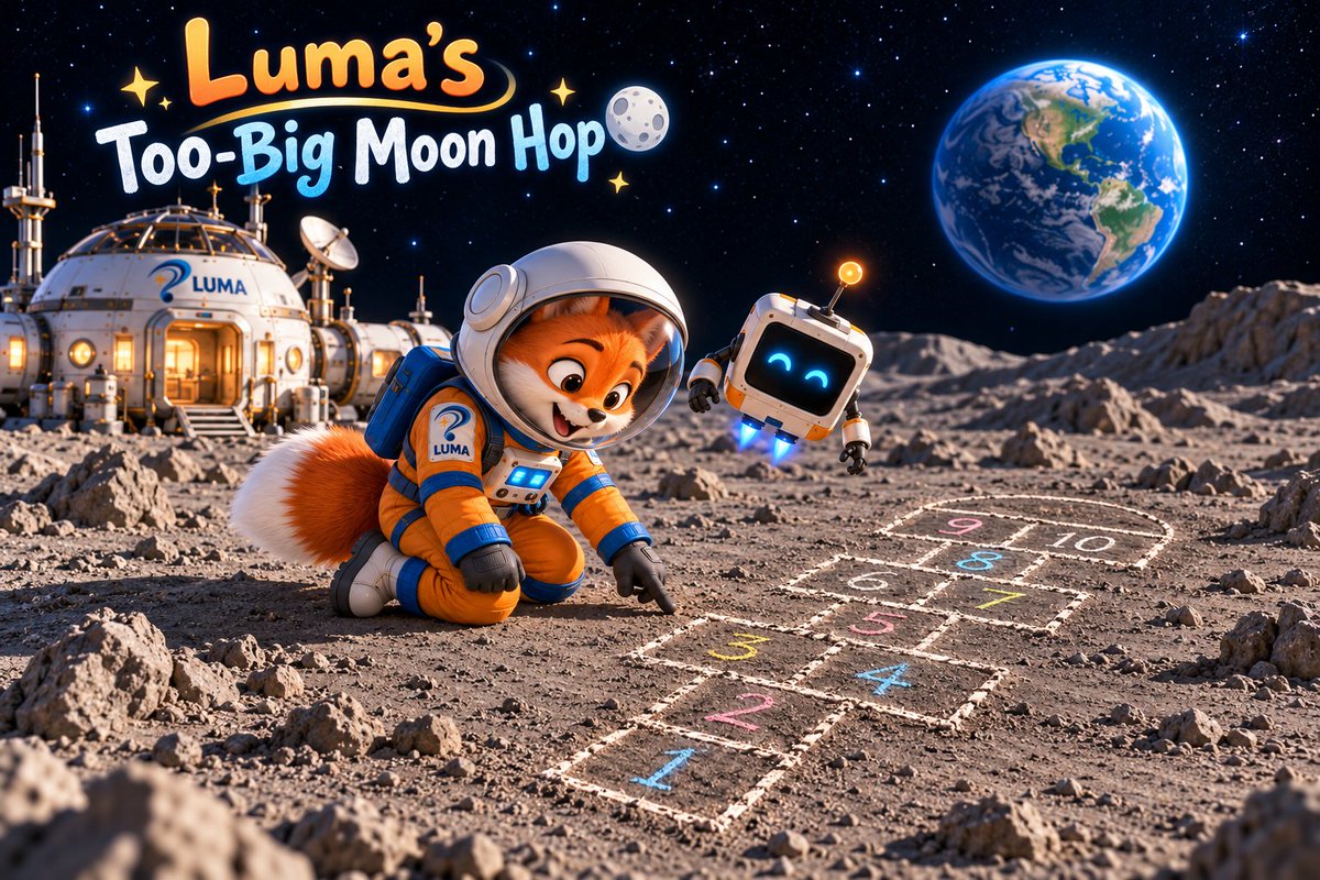 LumaLunarFox's tweet photo. Luma’s Too-Big Moon Hop https://t.co/RKQJqjilB9