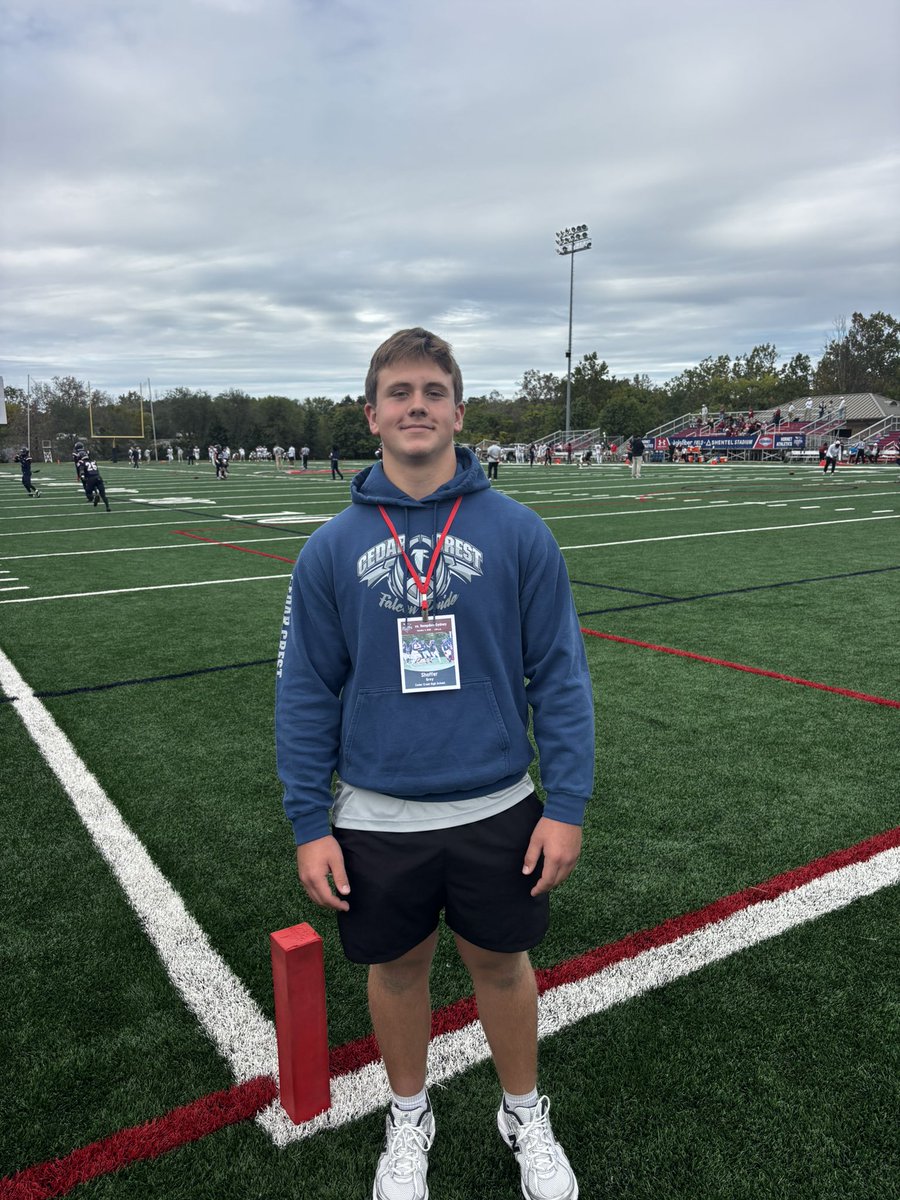 GreyShaffer2029's tweet photo. Had a great time visiting @SUhornetsFB yesterday! Really enjoyed getting on campus, meeting the coaching staff, and learning more about the program. Grateful for the opportunity. 🐝🏈 https://t.co/uRXnJuwgG7