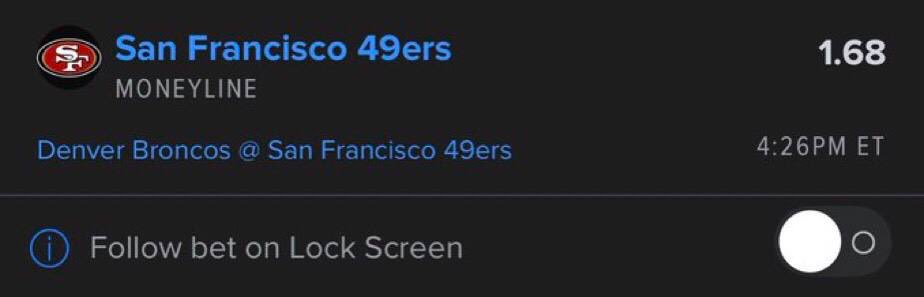 ParlayQween09's tweet photo. NFL MONEYLINE PICK OF THE DAY 🏈

→ San Francisco 49ers ML

https://t.co/cKM4f6Ocs3

#NBA 🏀 | #WNBA | #CBB 🏀 |  #PrizePicks 🔐 | #PROPS | #mlbthreads📋 | #trending| #MLB ⚾ | #Gambling𝕏 | #Parlay
#Sportsbetting #NFL   
#DraftKings  #Fanduel https://t.co/zWEhqU57UT