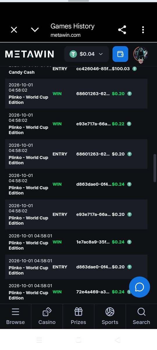 HitCongrats's tweet photo. @MandoCT @MetaWin Deposited and played for 3+ hours this week, mostly Plinko, hoping for a big win… but luck wasn’t on my side and I lost quite a lot. 😔 Hoping I’ll finally be picked this time. 🙏 A win would mean so much and help me turn things around. ❤️

Username: airdrop_wtf https://t.co/pZNBq2S17f